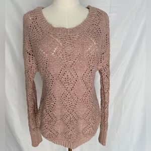 Women's Pink Knit Sweater